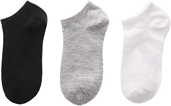 6 Pairs Socks For Men No Show Casual Ankle Socks Anti-slid Athletic Cotton Socks With Box