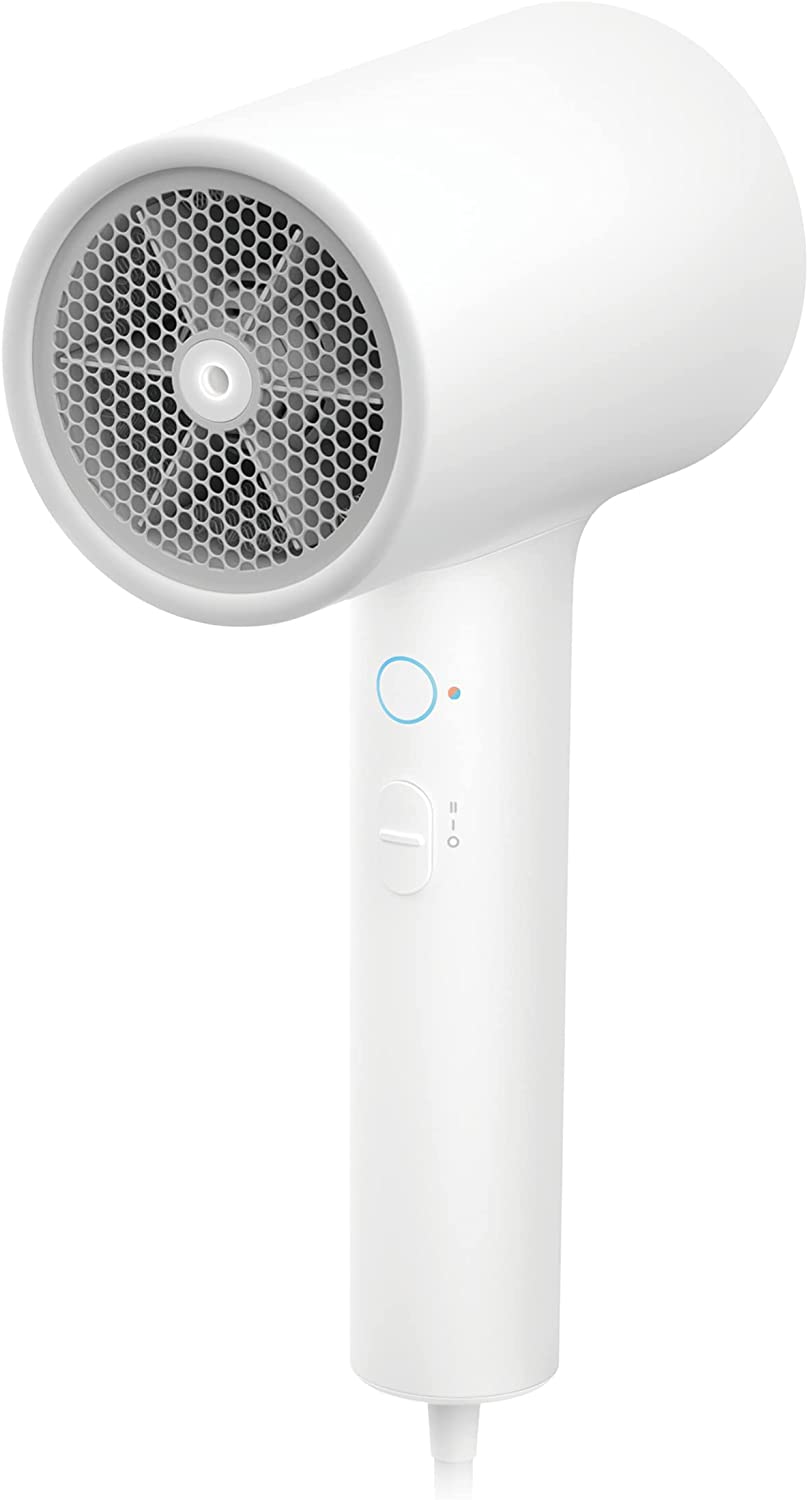 Xiaomi Mi Ionic Hair Dryer (1800 Watt, up to 20,000 RPM, 2 Fan & 3 Temperature Levels, Magnetic Diffuser, Anti Frizz Water Ion Technology, Double NTC Overheating Protection)