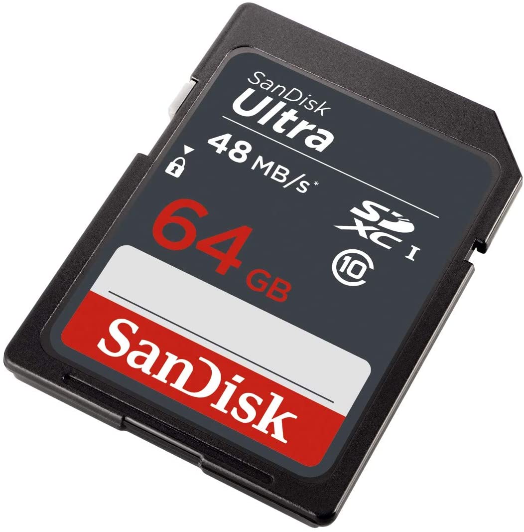 SanDisk 64GB Ultra SDXC UHS-I Class 10 48MB's Memory Card