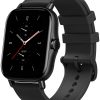 Amazfit GTS 2 Smartwatch with Alexa Built-In, 1.65" AMOLED Display, Built-In GPS, 3GB Music Storage, 7-Day Battery Life, Bluetooth Phone Calls, 12 Sports Modes, Health Tracking, Water Resistant, Black