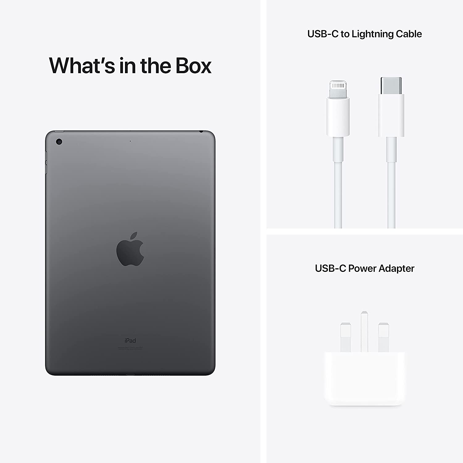 New 2021 Apple iPad (10.2-inch, Wi-Fi, 64GB) - Space Grey (9th Generation)