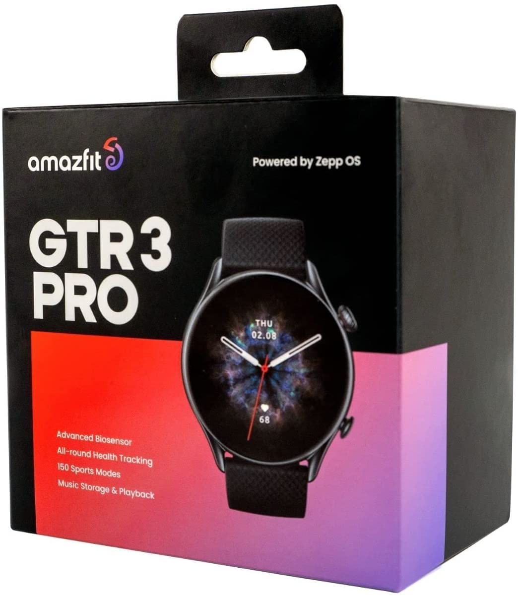 New Amazfit GTR 3 Pro GTR3 Pro GTR-3 Pro Smartwatch 1.45 AMOLED Display  Alexa Built-in GPS with Zepp OS for Android IOS