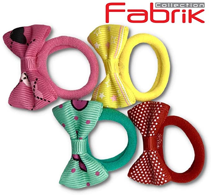 FABRIK Elastic Soft Hairband Ponytail Holder,40 Pieces
