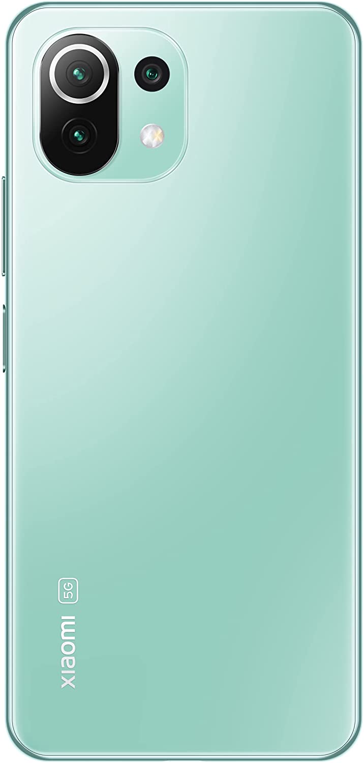 Xiaomi Mi 11 Lite 4G - Smartphone 6GB+128GB, 6.55” AMOLED DotDisplay, Snapdragon 780G, 64MP+8MP+5MP Triple Camera, 4250mAh, Mint Green (EU Version)