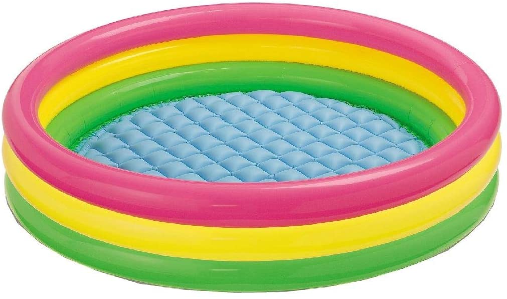 Intex Sunset Glow Baby Pool Outdoor Toy and Structures [Multicolor, 57422]