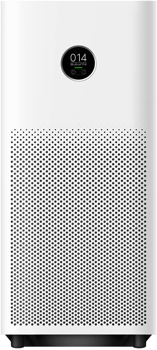 Xiaomi Smart Air Purifier 4 APP/Voice Control ,Suitable for large room Smart Air Cleaner, 400 m3/h PM CADR, OLED Touch Screen Display - Mi Home App Works With Alexa - White