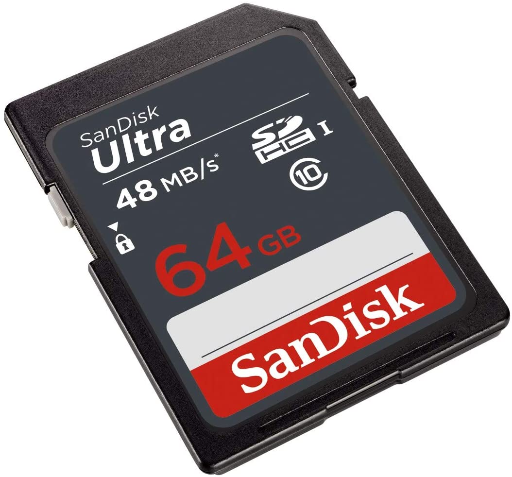 SanDisk 64GB Ultra SDXC UHS-I Class 10 48MB's Memory Card