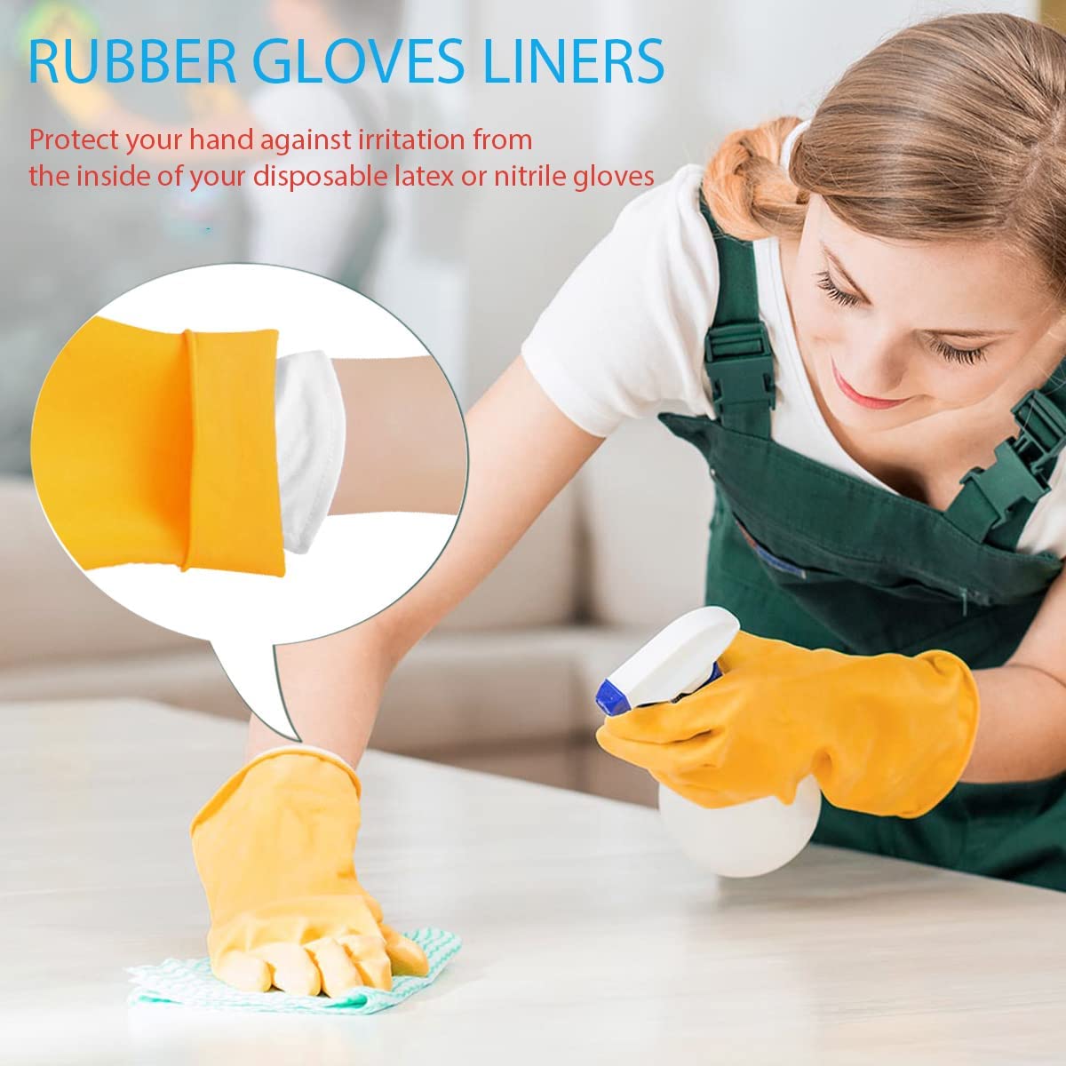 White Gloves 100 Cotton Gloves for Dry Hands Women Men Sleeping Gloves