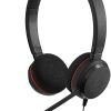 Jabra Evolve 20 UC Stereo Headset – Unified Communications Headphones for VoIP Softphone with Passive Noise Cancellation – USB-Cable with Controller – Black