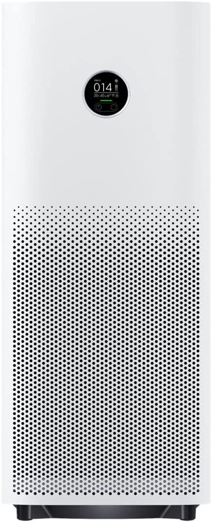 Xiaomi Smart Air Purifier 4 Pro APP/Voice Control ,Suitable for large room Smart Air Cleaner, 500 m3/h PM CADR, OLED Touch Screen Display - Mi Home App Works With Alexa - White