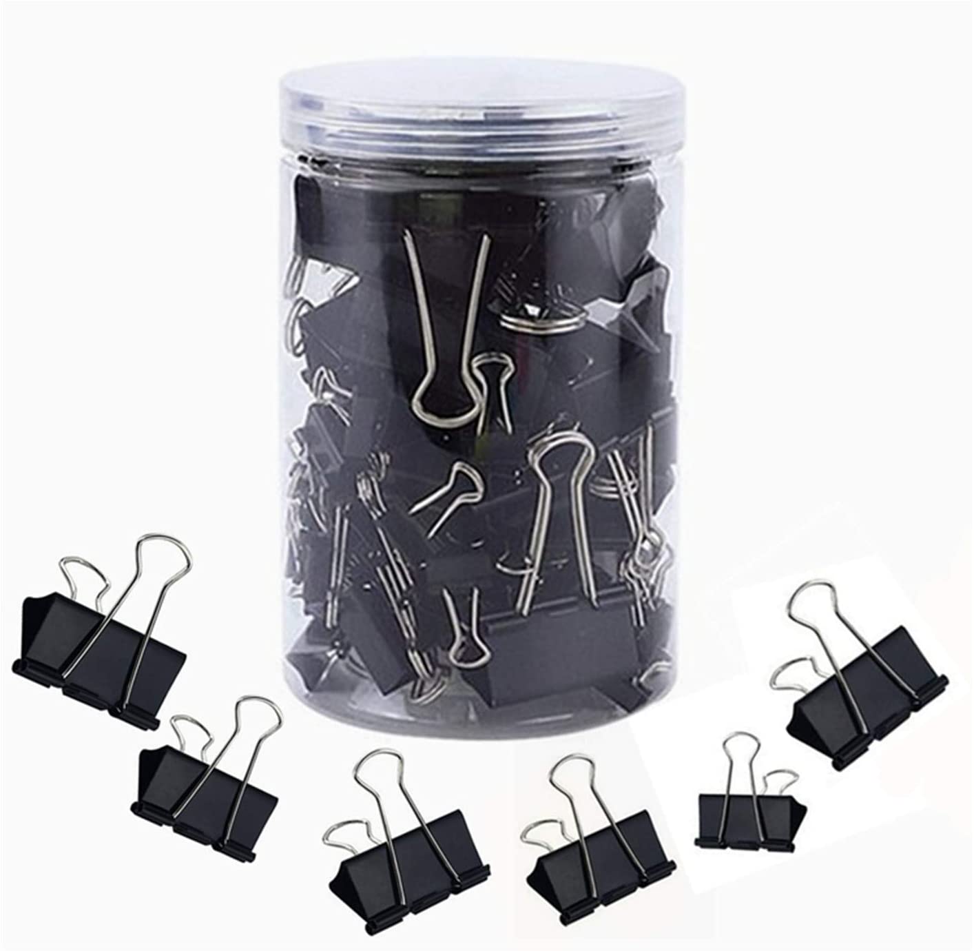 Binder Clips Kit 145Pcs Long Tail Clamp Set for Desk Organizer Accessories Binder Clips Office Stationery Supplies