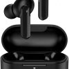 QCY T10 Wireless Earbuds with 4 Microphones, ENC Noise-Cancelling, Dynamic-armature Driver, 10 mins Quick Charge, Punchy Bass, Touch Control Bluetooth 5.0 Earphones, USB-C, Black