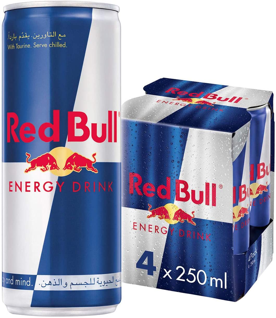 Red Bull Energy Drink, 250 ml (4 pack)