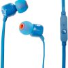 JBL T110 In Ear Wired Headphone Blue