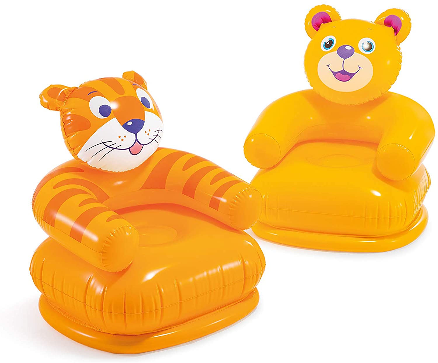 Intex 68556 Inflatable Happy Animal Chair, Assorted Color
