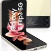 Samsung Galaxy Z Flip3 5G Single SIM and e-SIM Smartphone, 256GB Storage and 8GB RAM, Cream