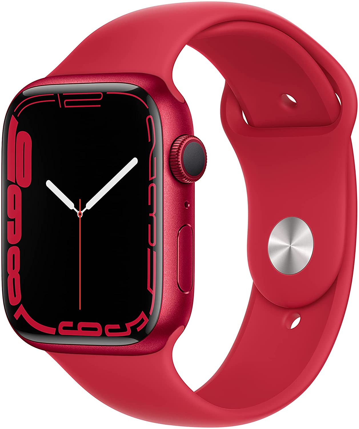 Apple Watch Series 7 (GPS, 45mm) - (PRODUCT)RED Aluminum Case, (PRODUCT)RED Sport Band