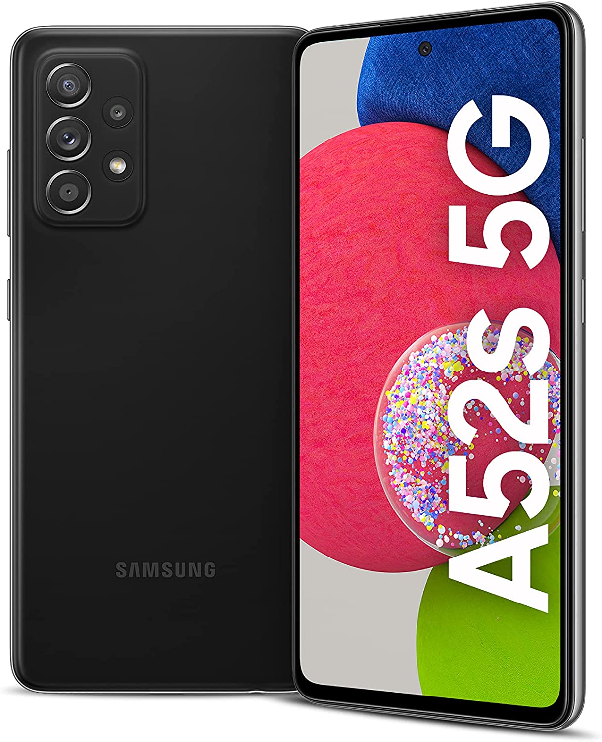 SAMSUNG Galaxy A52S 5G Dual Sim Smartphone, 128Gb Storage And 8Gb Ram (Uae Version), Awesome Black