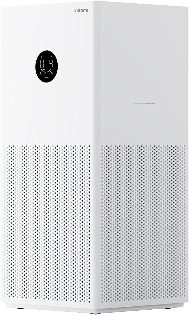 Xiaomi Smart Air Purifier 4 Lite App/Voice Control ,Suitable For Large Room Smart Air Cleaner, 360 M3/H Pm Cadr, Oled Touch Screen Display - Mi Home App Works With Alexa - White