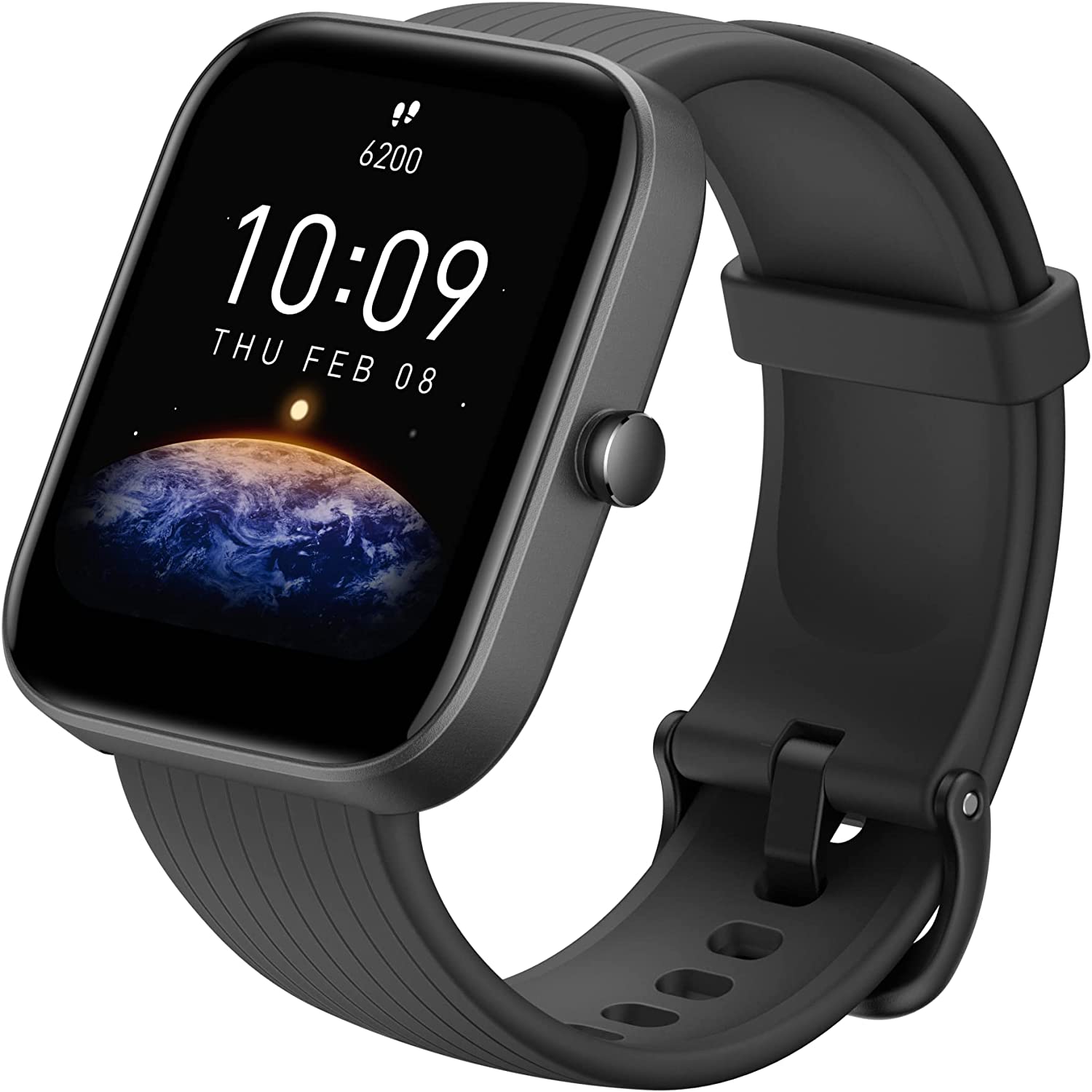 Amazfit Bip 3 Pro Smart Watch for Android iPhone, Black