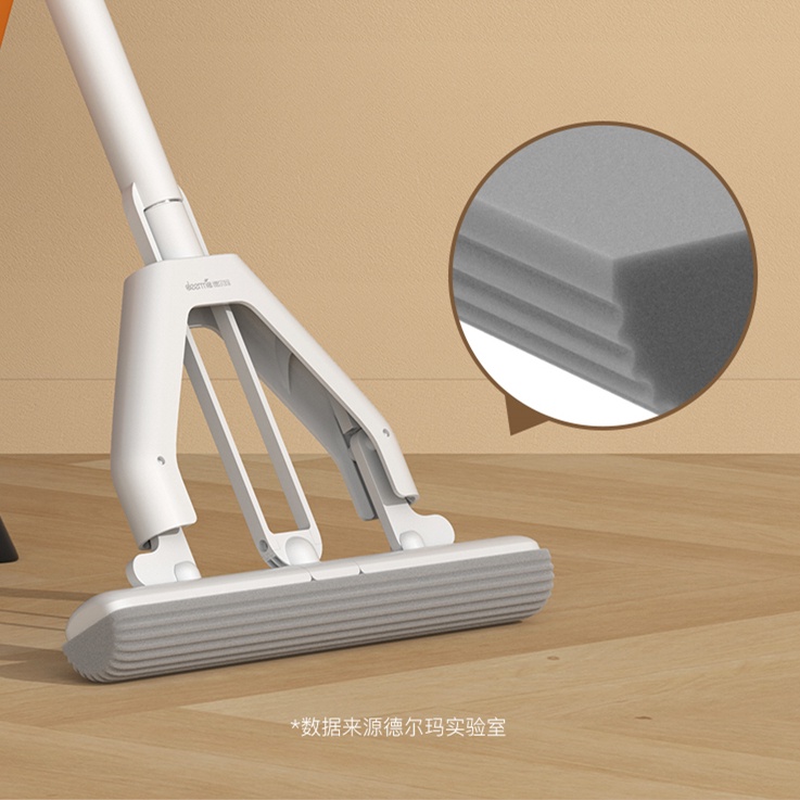 Deerma QJ100 Cleaning Broom 3 in 1 Multifunction Broom Dustpan Sets Household Cleaning Kit Sponge Mop Window Cleaning