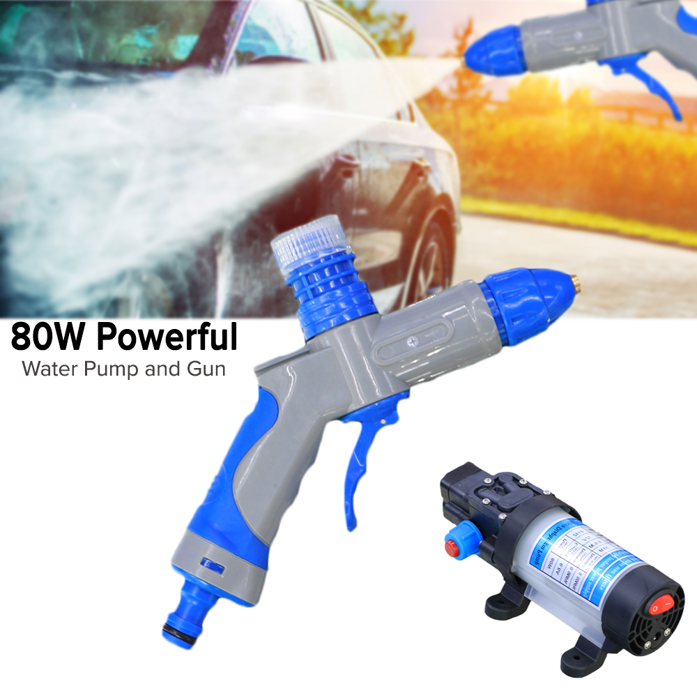 80W Portable Car Washer Electric Water Spray Gun