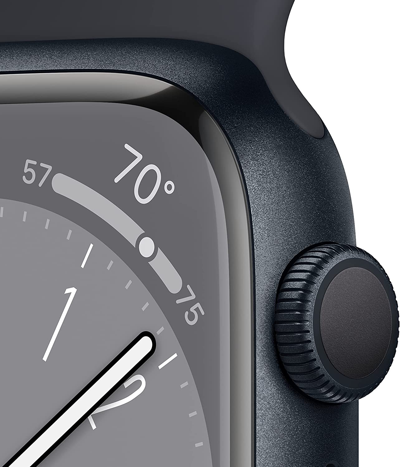 New Apple Watch Series 8 GPS 41mm Midnight Aluminum Case with Midnight Sport Band - Regular