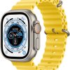 New Apple Watch Ultra GPS + Cellular, 49mm Titanium Case with Yellow Ocean Band