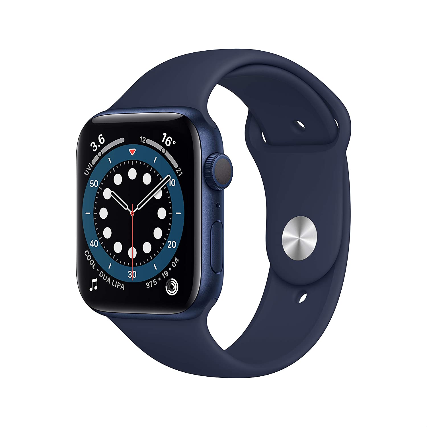 Apple Watch Series 6 (GPS, 44mm) - Blue Aluminium Case with Deep Navy Sport Band