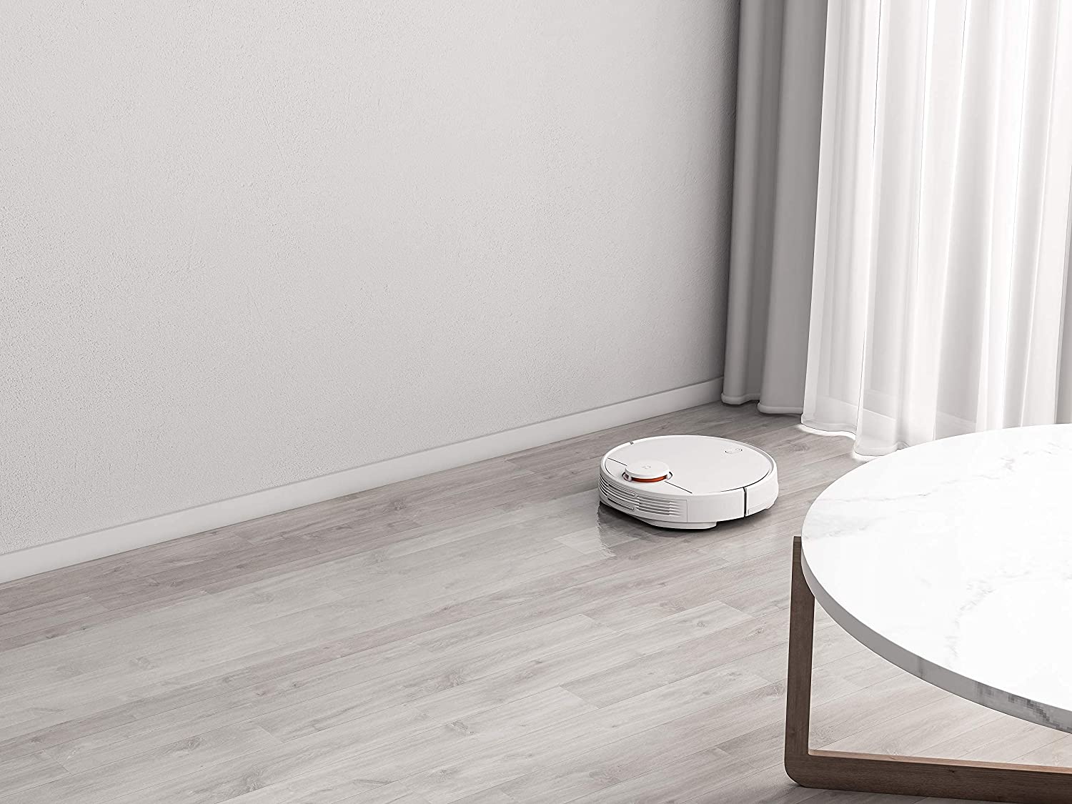 Xiaomi Mi Robot Vacuum Cleaner 2 in 1 Mop-P [Vacuum] Sweep & Mop, Auto-Cleaning Expert, Intelligent Control, Water Tank, 3 Cleaning Modes, Smart Navigation - Works with Google Assistant, Alexa - White