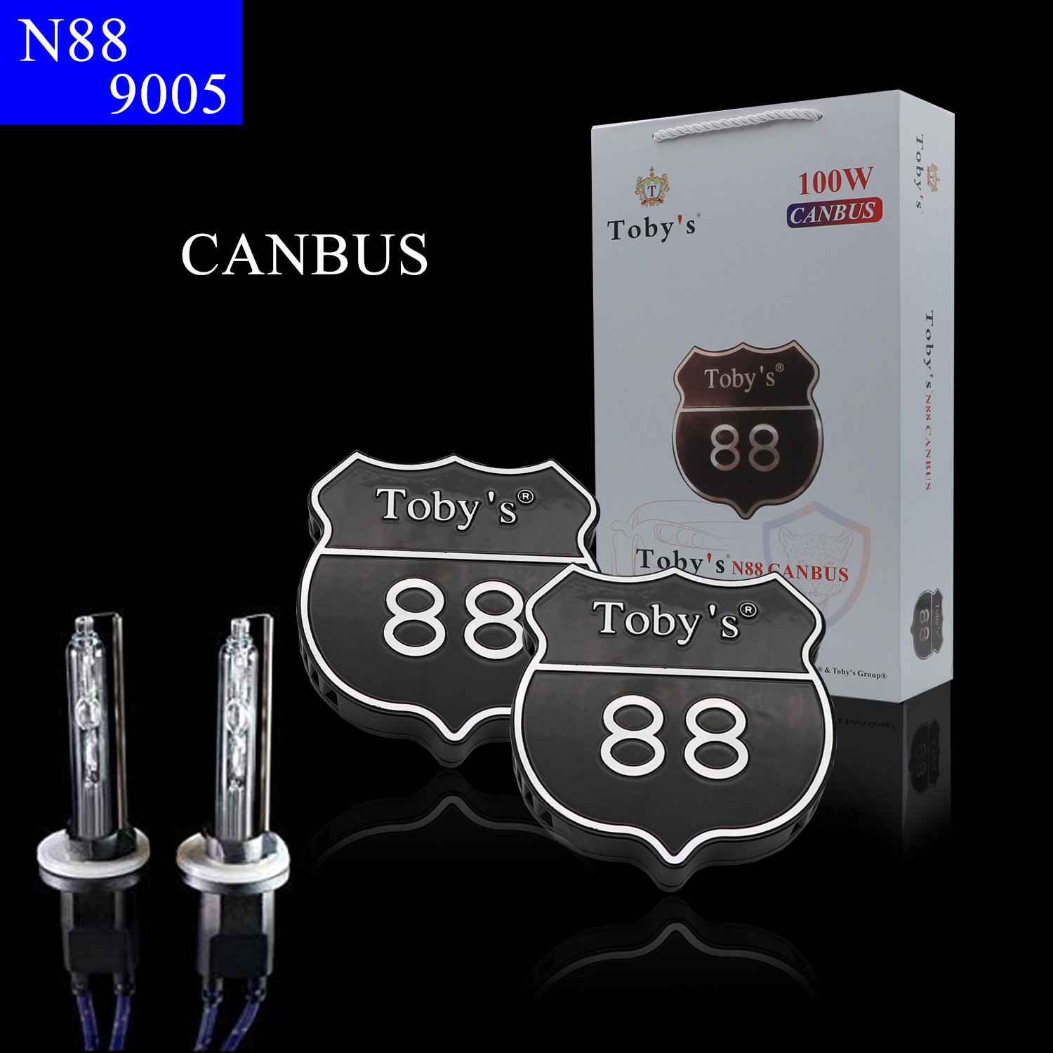 9005 HID Xenon Canbus KIT 100W Best Replacement of Halogen
