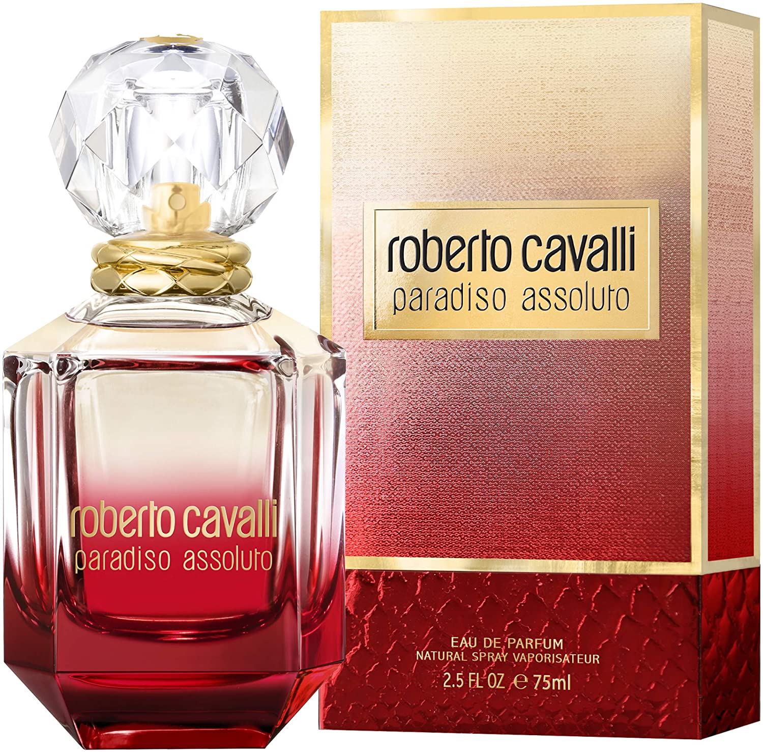 Roberto Cavalli Paradiso Assoluto Eau de Parfum spray, 75 ml