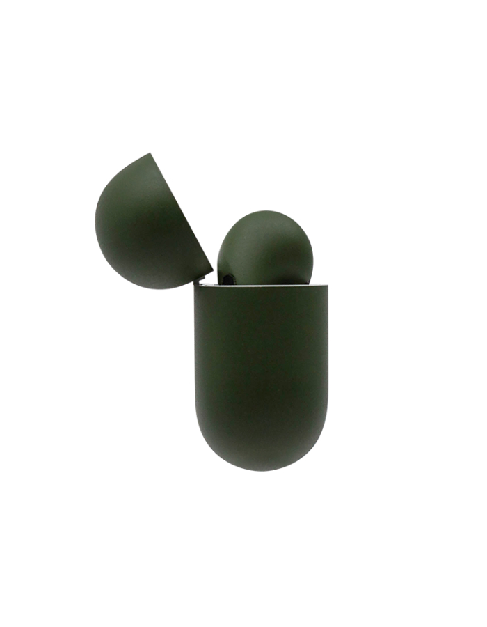 Caviar Customized Airpods Pro (2nd Generation) Automotive Grade Scratch Resistant Paint Matte Army Green