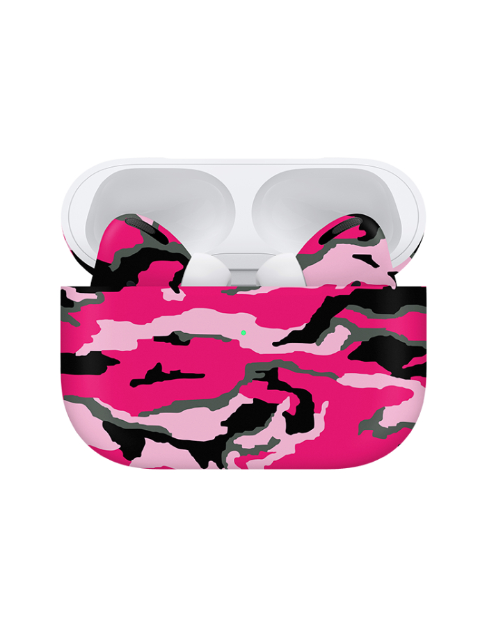 Caviar Customized Airpods Pro Generation Automotive Grade Scratch Resistant Paint MATTE, Neon Pink and Romance Pink