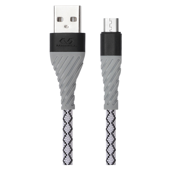 Miccell TPE USB TO Type-C charging cable 1.2M Grey VQ-D114-TC