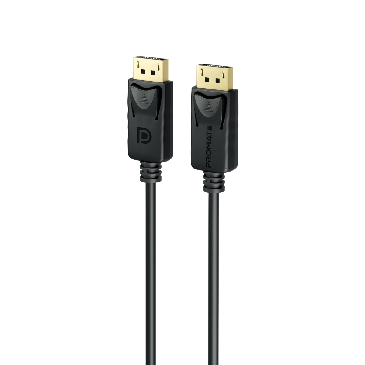 Promate DisplayPort Cable with HD 8K@60Hz Display, 32.4Gbps Bandwidth and 2m Slim Cable, DPLink-200