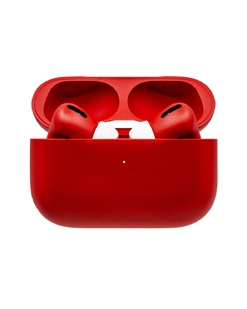 Caviar Customized Airpods Pro (2nd Generation) Full Automotive Grade Scratch Resistant Paint Glossy Red
