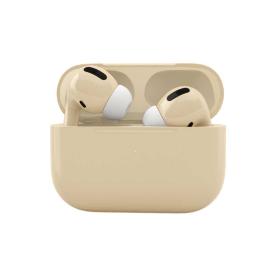 Caviar Customized Airpods Pro (2nd Generation) Automotive Grade Scratch Resistant Paint Glossy Gold Bold