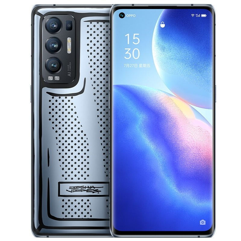 Oppo Reno 5 Pro+ 5G Smartphone 12GB+256GB Snapdragon 865 4500mAh Battery 65W Super Charger Google Play Store 6.55 Inch Cellphone - Artist Edition