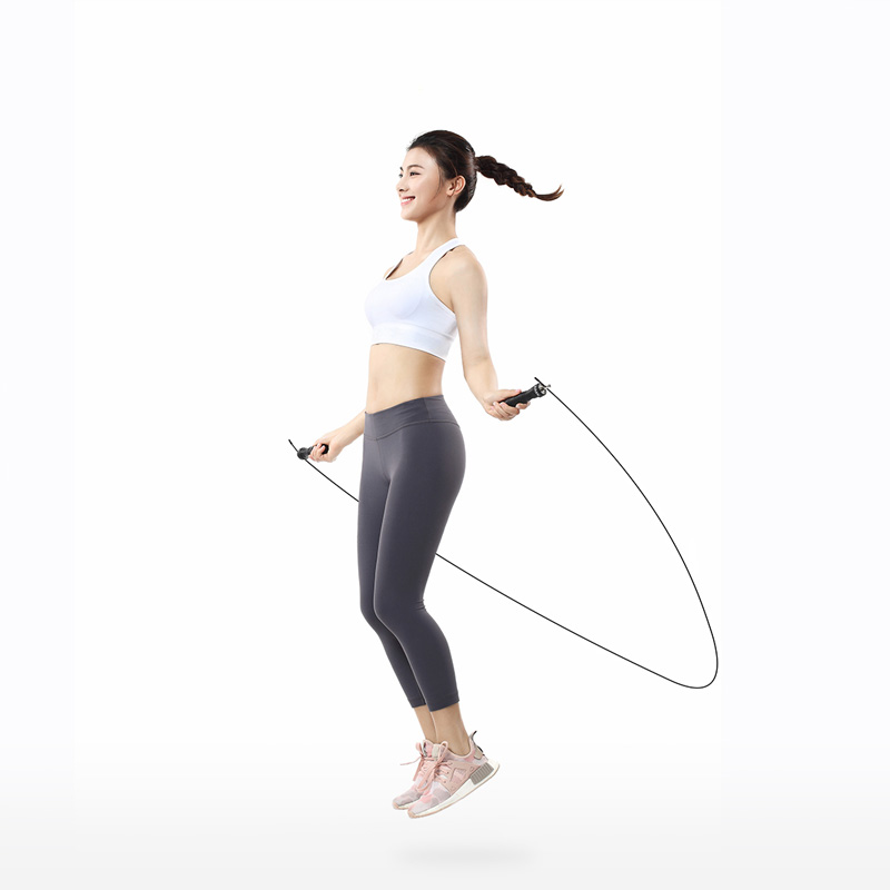 Xiaomi Yunmai Global Version Ergonomic Handshake Comfortable Length Adjustable Skipping Rope with Two Steel Ropes