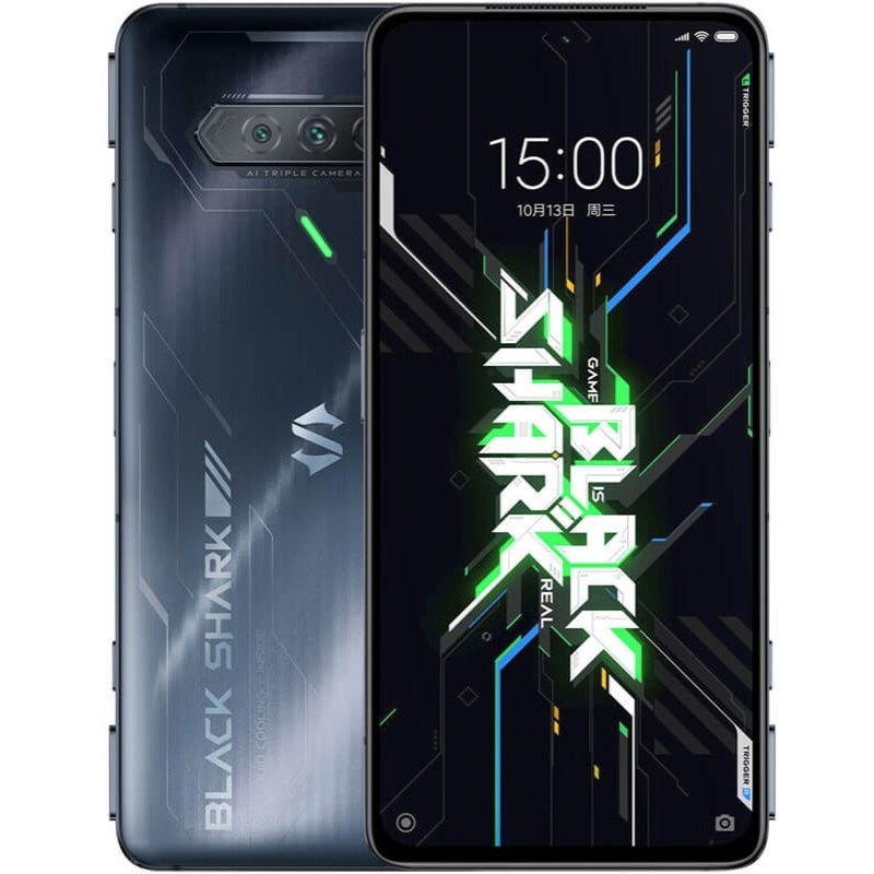 BlackShark 4S Pro Gaming 5G Smart Phone 16GB RAM 512GB ROM 6.67" AMOLED 2400x1080P 144Hz SD888 Plus 4500mAh 120 Quick Charging Android 11 - Black
