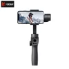 2022 NEW FUNSNAP Capture Foldable 3-Axis Handheld Gimbal Stabilizer Smartphone Capture Selfie Stick, Black