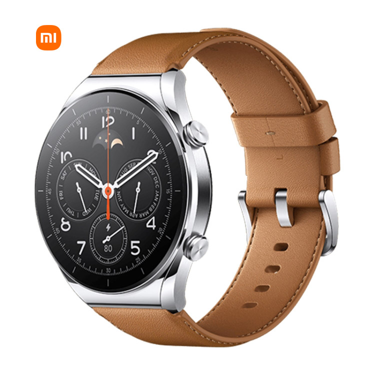 Xiaomi Mi Watch S1 GPS Smartwatch 1.43" AMOLED Sapphire Display Blood Oxygen Wireless Charging Heart Rate 5ATM Waterproof Watch, Blue