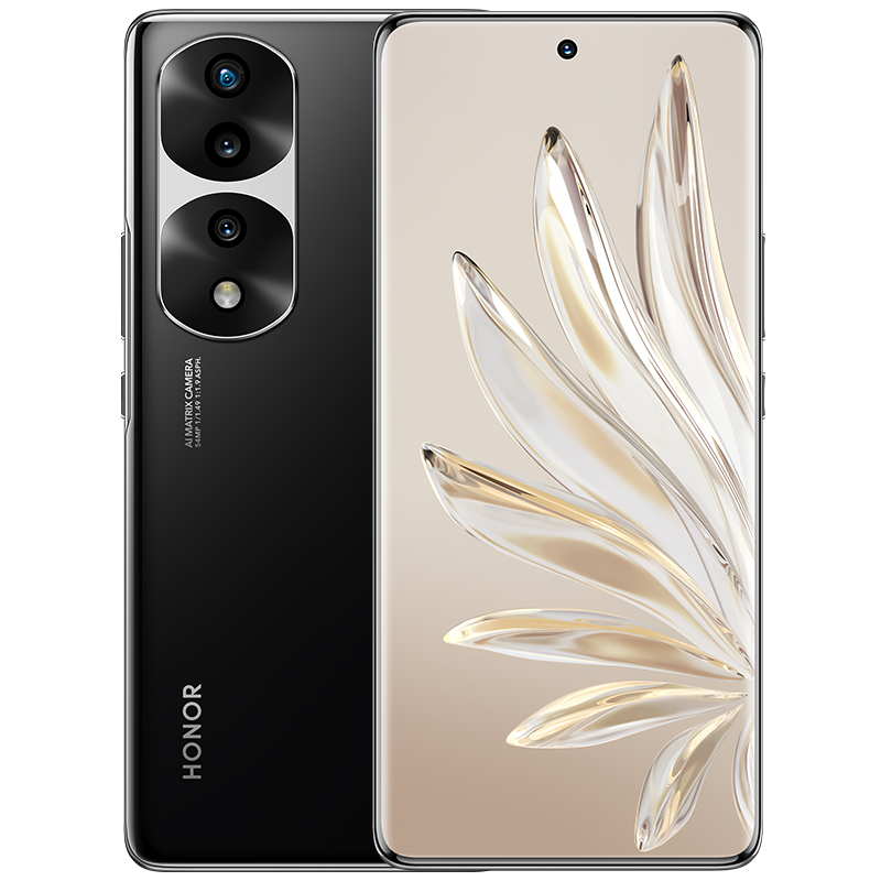 2022 New Honor 70 Pro+ Smart Phone 8GB+256GB 5G 6.6 inch Camera MediaTek 9000 Unlocked Fast Charging Android 5G, Black