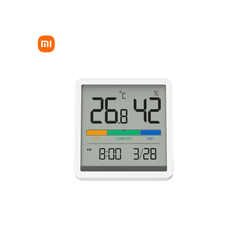 Xiaomi MIIIW Silent Temperature and Humidity Clock Home Indoor High-Precision Baby Room C/F Temperature Monitor LCD Screen