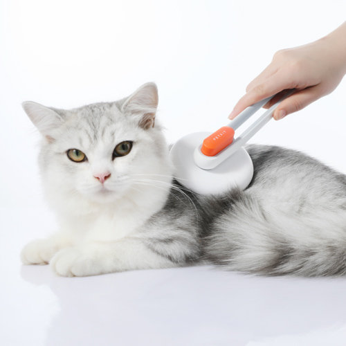 PETKIT Pet Grooming Stainless Slicker Brush with Coated Pin Cats Dogs Brush Comb