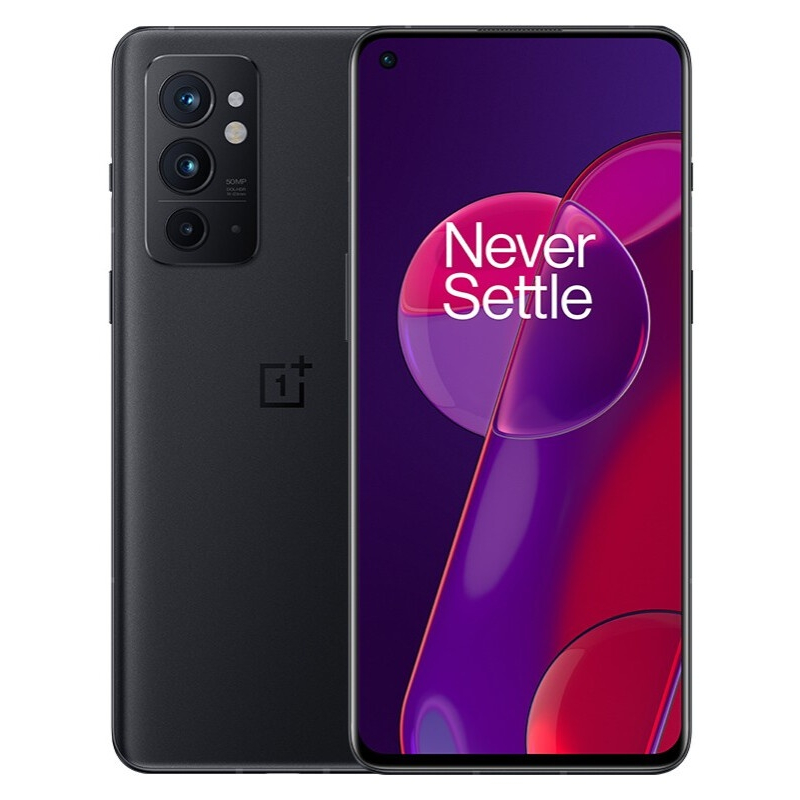 New Arrival OnePlus 9RT 5G Smart Phone 8GB RAM 128GB ROM 6.62" AMOLED 2400x1080P Qualcomm SD888 Octa Core 4500mAh 65W Quick Charge Android 12 - Black