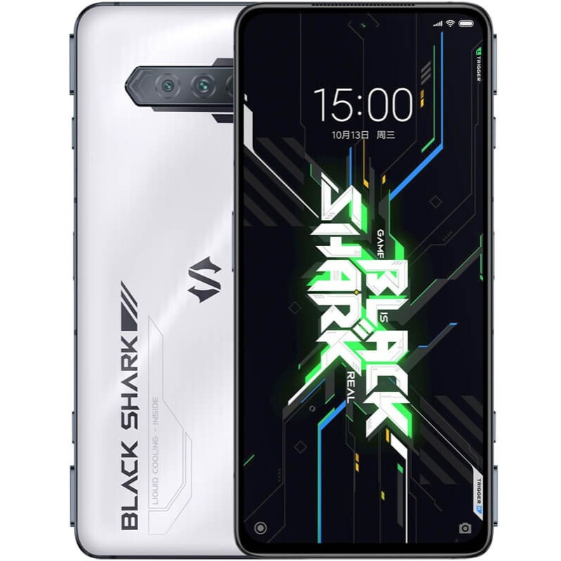 BlackShark 4S Gaming 5G Smart Phone 8GB RAM 128GB ROM 6.67" AMOLED 2400x1080P 144Hz Qualcomm SD870 Octa Core 120W Hyper Charging 4500mAh - White