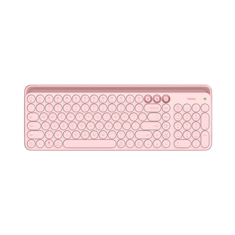 Xiaomi MIIIW Mini Dual Mode Keyboard 85-key 2.4GHz Multi-System Wireless Keyboard Suitable For Office Computer Laptop, White