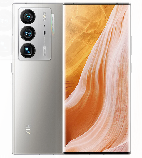 ZTE Axon 40 Ultra 5G 8GB RAM 256GB ROM SmartPhone 6.8 inch 120Hz Flexible Curved Under Display Camera Snapdagon 8 Gen 1 Octa Core 80W Quick Charge, Black